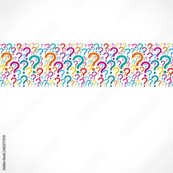 Fototapeta point d'interrogation