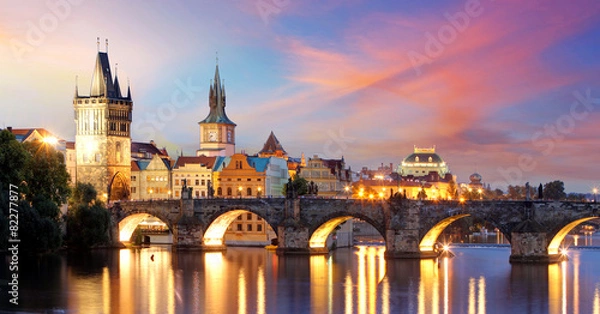 Obraz Praga - Most Karola, Czechy