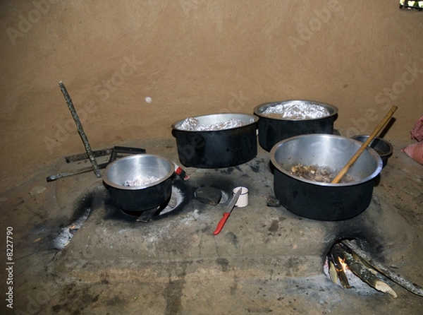 Fototapeta African kitchen