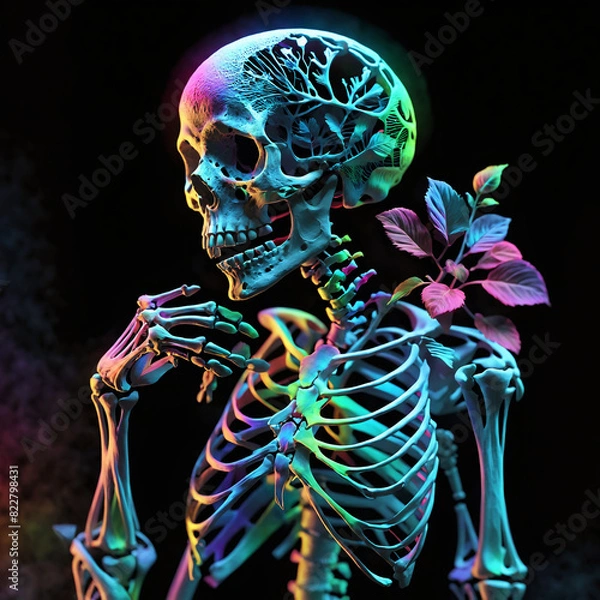 Obraz human skeleton