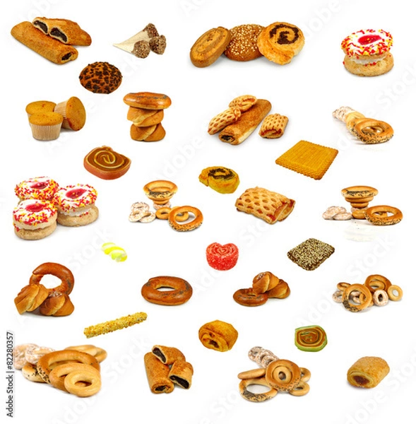 Fototapeta different muffins