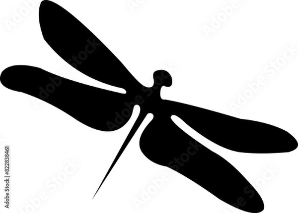 Fototapeta Dragonfly Sillhouette