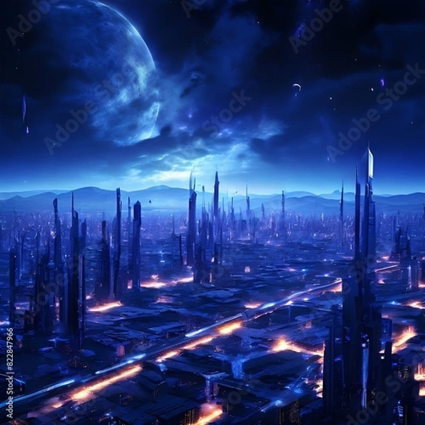 Obraz Future City
