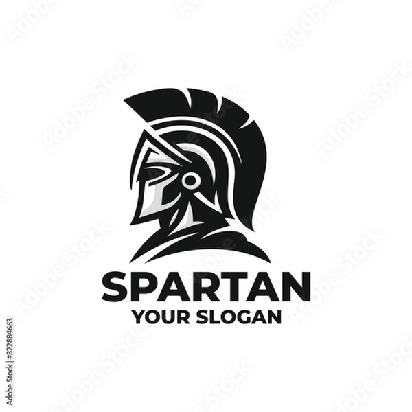 Obraz Spartan logo vector. EPS 10 editable vector