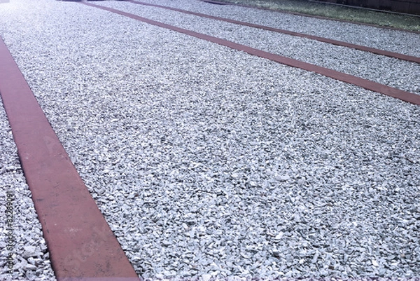 Obraz gravel ground texture
