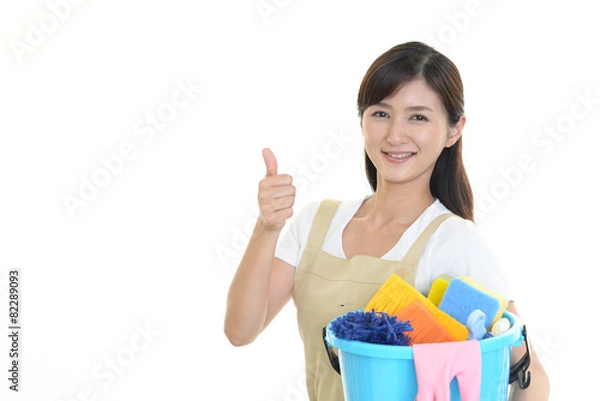 Fototapeta ガッツポーズの女性