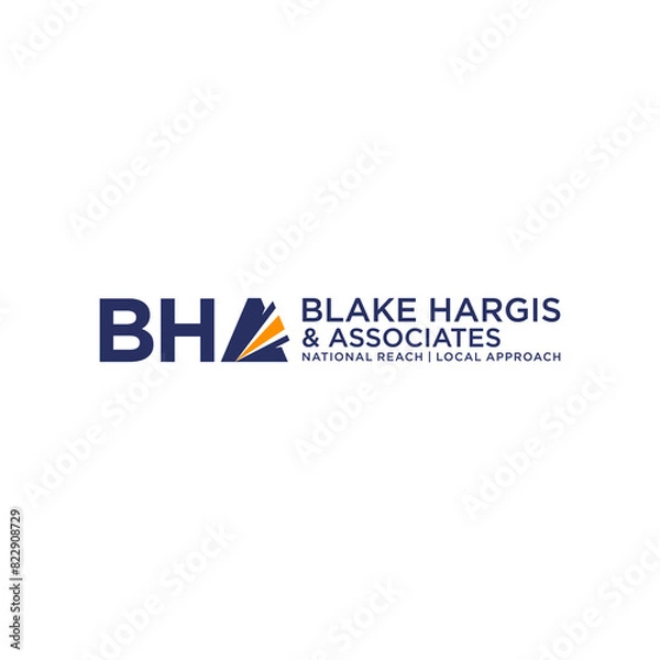 Fototapeta Letter A abstract logo vector illustration