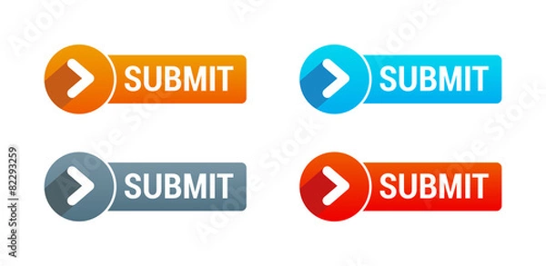 Obraz Prześlij przyciski