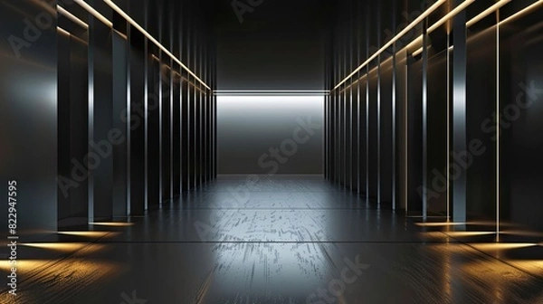 Fototapeta Modern Zoom meeting background with a spacious area for text input