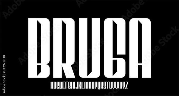 Obraz BOLD CONDENSED FONT FOR POSTER AND HEADLINE TYPEFACE