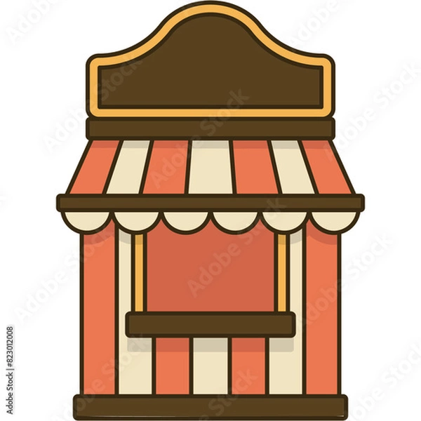 Obraz Ticket Booth Sticker