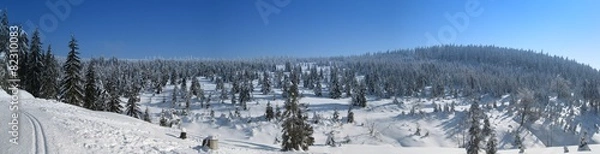Obraz Winter mountain panorama
