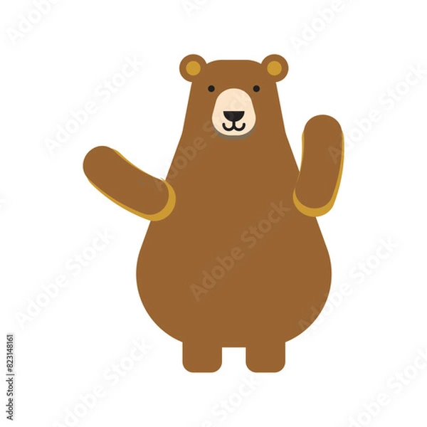 Obraz cute vector animal element set