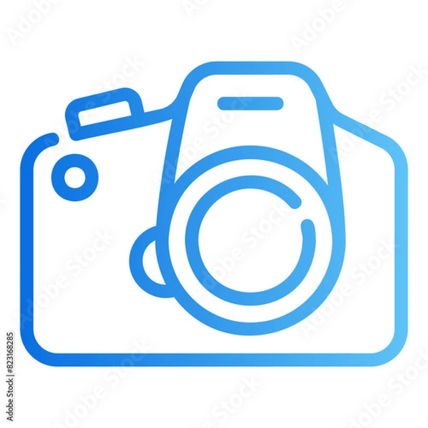 Fototapeta dslr camera gradient icon