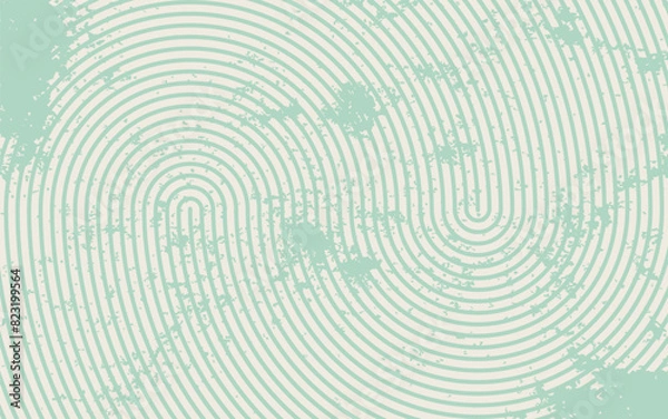 Fototapeta Y2K aesthetic, Retro Groovy Wavy Spiral Psychedelic background with texture, 2000 background. Vector illustration.