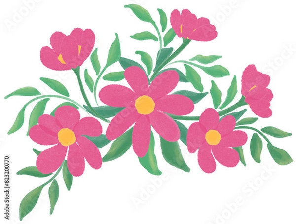 Fototapeta pink bouquet