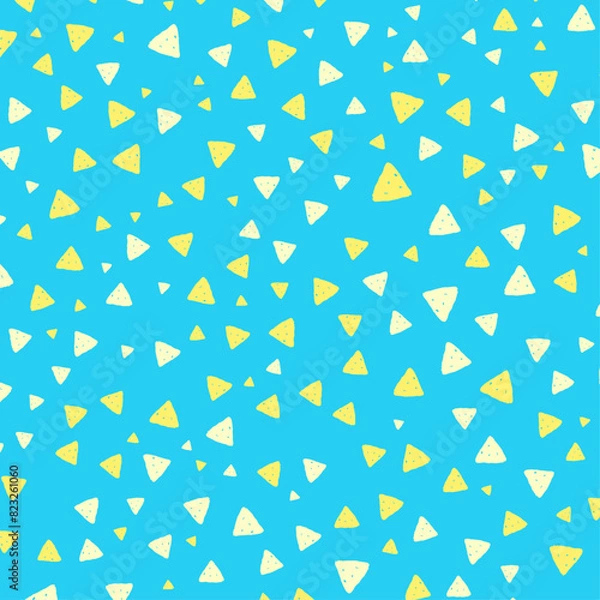 Obraz 手描きの幾何学模様　背景