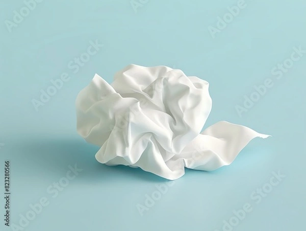 Obraz A realistic 3D render of a baby nose wipes