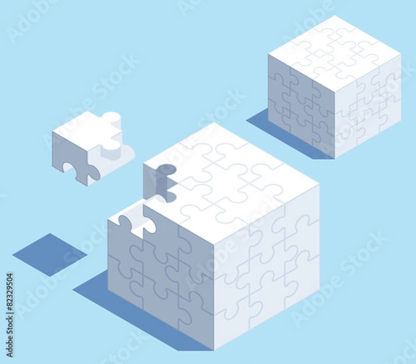 Obraz Puzzle Cube
