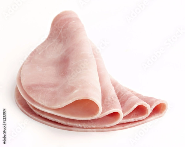 Obraz plasterki szynki