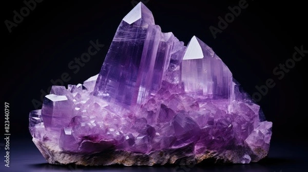 Obraz crystal gradient purple