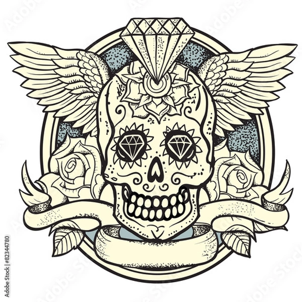 Obraz Sugar skull