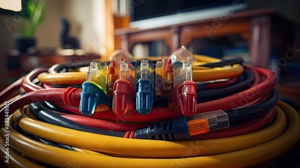 Obraz television cable tv cord