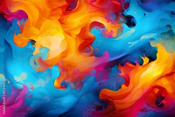 Fototapeta Colorful abstract background.