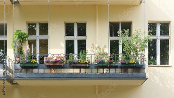 Obraz Balcony tastefully decorated
