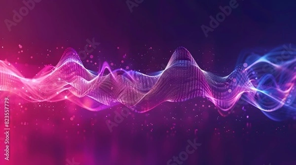 Fototapeta Sound Wave Classic Background 