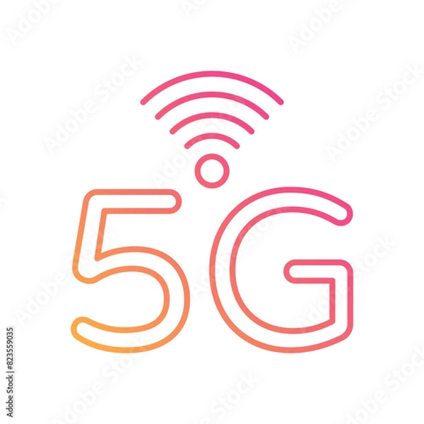 Fototapeta 5g vector icon
