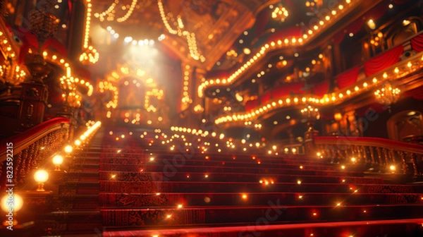 Obraz traffic at night