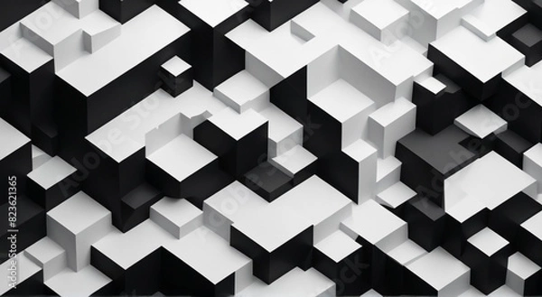 Fototapeta 3D Motion: Colorful Abstract Patterns
