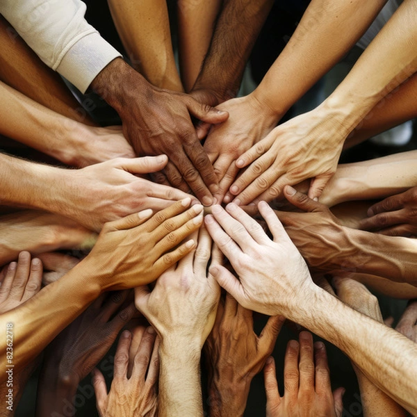 Obraz Zusammenhalt und Einigkeit 