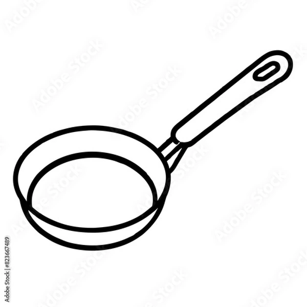 Obraz cast pan vector illustration icon