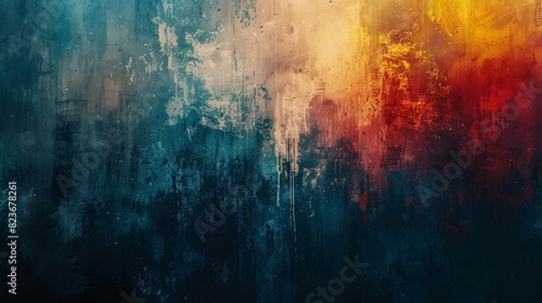 Fototapeta Grunge textured wall for aged vintage designs 