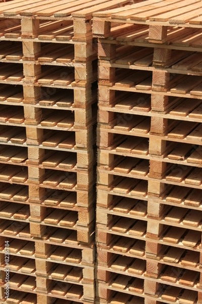 Obraz piles de palettes