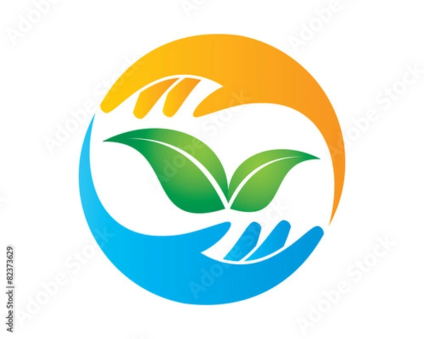 Obraz Natural Logo Template