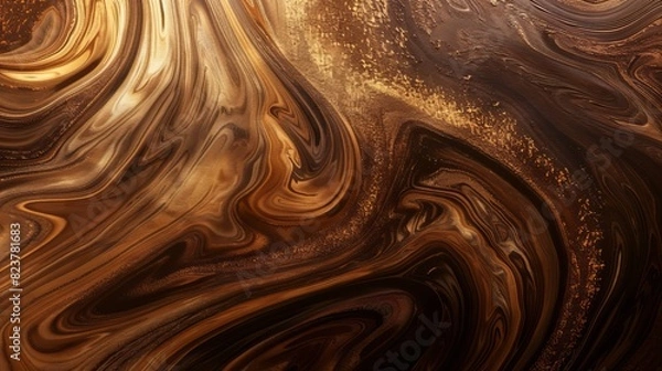 Fototapeta  perfect hot coffee swirl abstract background