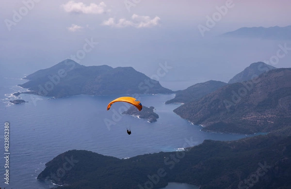 Obraz Fethiye Babadağ parachute and Ölüdeniz view