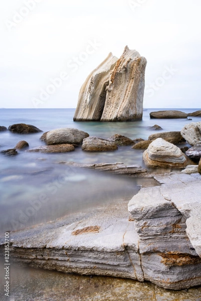 Obraz Foca sail cliffs long exposure