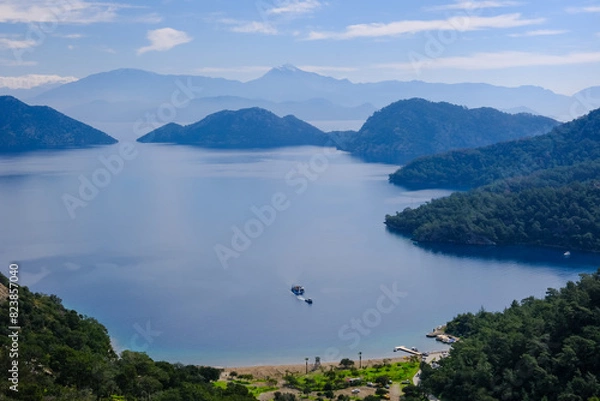 Obraz lake and mountains
