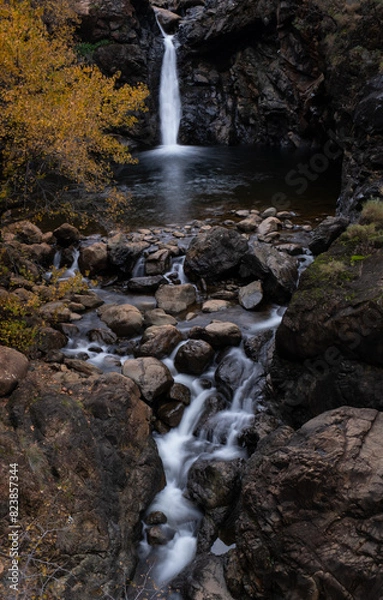 Obraz waterfall in the mountains