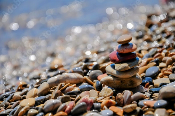 Obraz pebbles on the beach