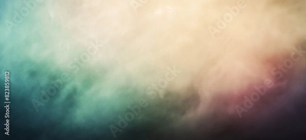 Fototapeta A soft pastel-colored abstract background blending green, beige, and subtle purple hues. Ideal for gentle, serene designs, backgrounds for presentations, or digital art projects.
