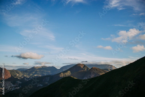 Obraz landscape with clouds