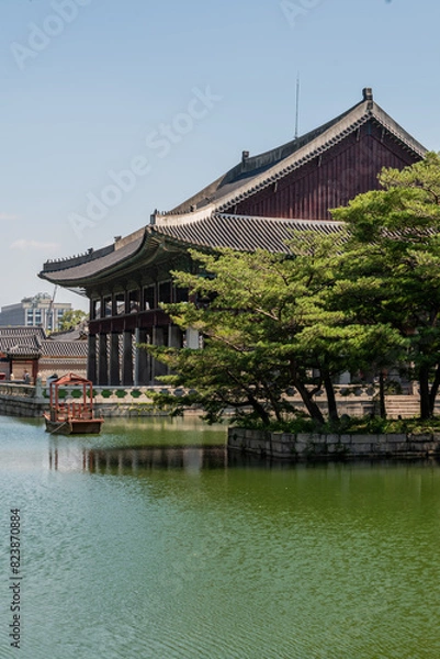 Obraz pavilion in the garden