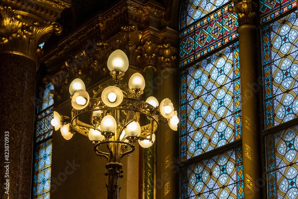 Obraz interior of a neoclassic building