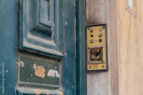 Obraz Old intercom on the wall