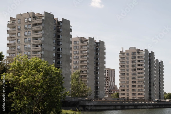Obraz High Rise Residential Blocks in London